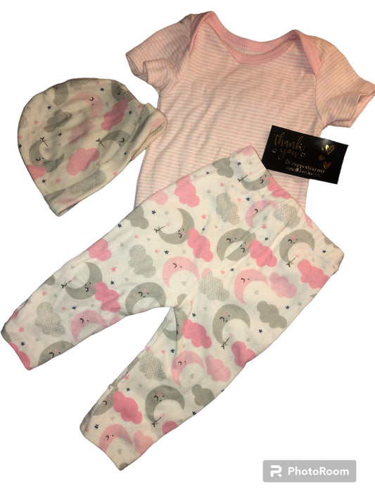 Baby Girl Sleep Set