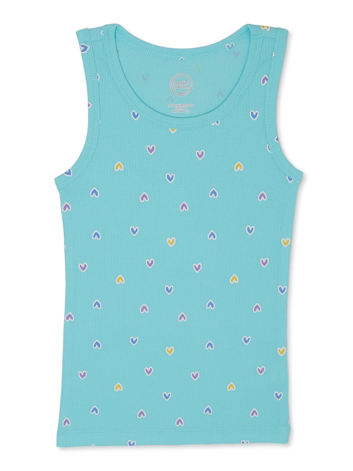 Girls Kid Tough Tank Top, Sizes 4-18 and Plus