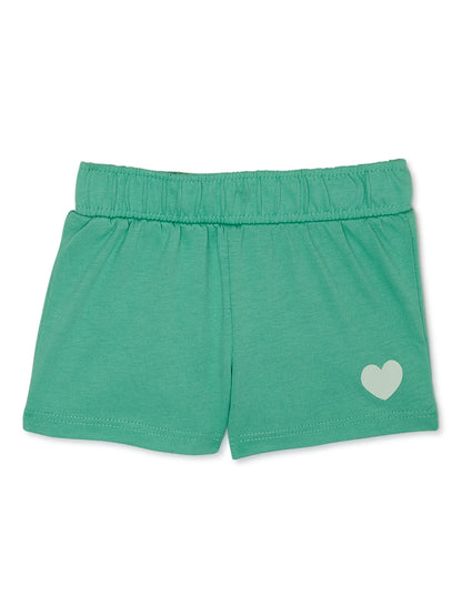 Baby Girl Graphic Jersey Shorts